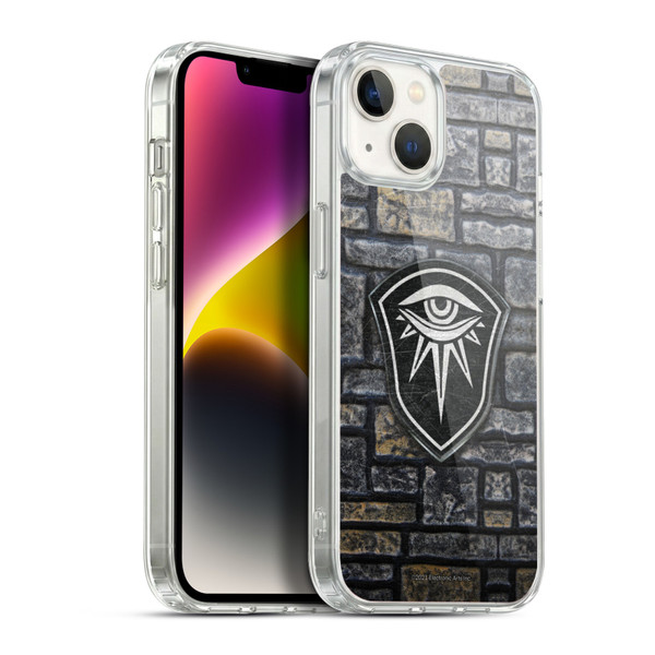 EA Bioware Dragon Age Inquisition Graphics Distressed Crest Soft Gel Case for Apple iPhone 14 Plus & MagSafe