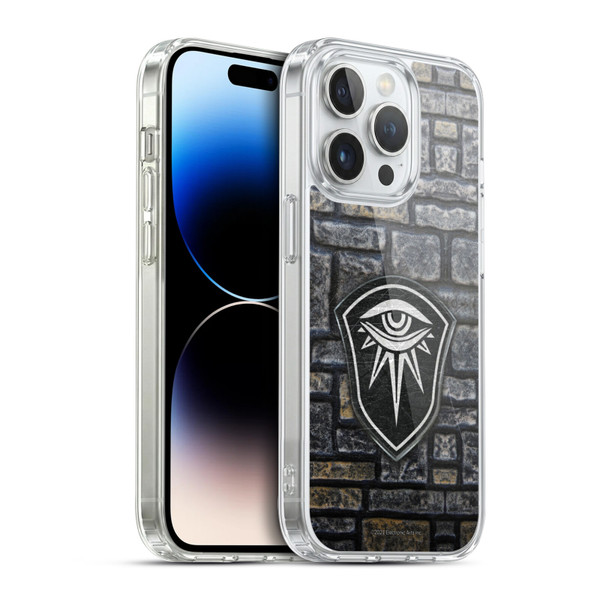 EA Bioware Dragon Age Inquisition Graphics Distressed Crest Soft Gel Case for Apple iPhone 14 Pro & MagSafe