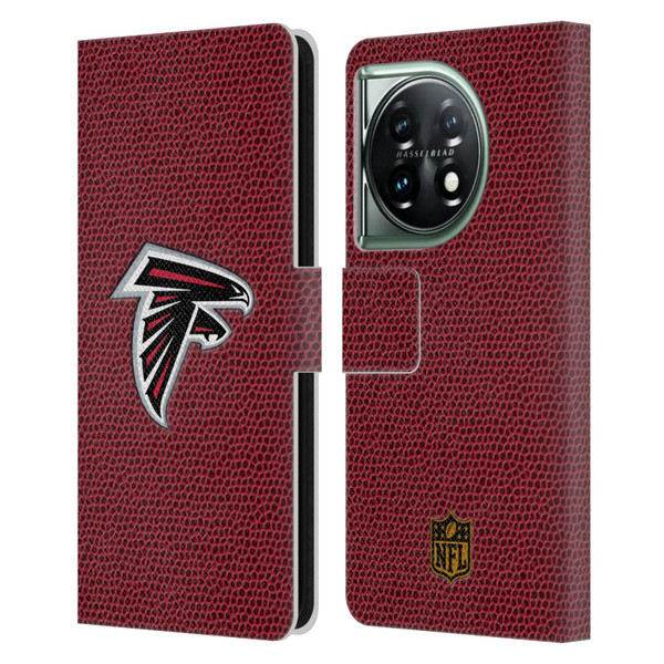NFL Atlanta Falcons Logo Football Leather Book Wallet Case Cover For OnePlus 11 5G
