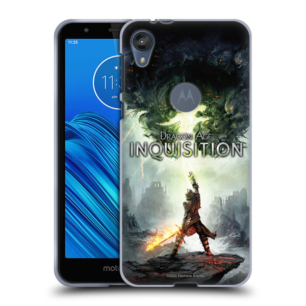 EA Bioware Dragon Age Inquisition Graphics Key Art 2014 Soft Gel Case for Motorola Moto E6