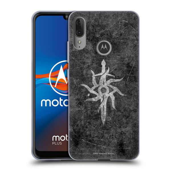 EA Bioware Dragon Age Inquisition Graphics Distressed Symbol Soft Gel Case for Motorola Moto E6 Plus