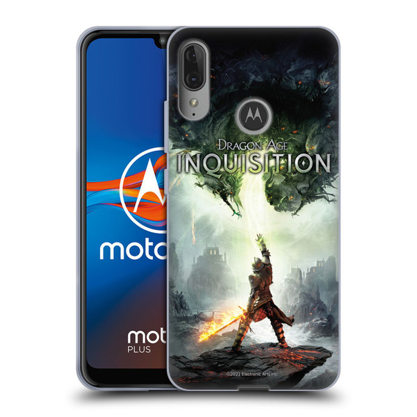 EA Bioware Dragon Age Inquisition Graphics Key Art 2014 Soft Gel Case for Motorola Moto E6 Plus