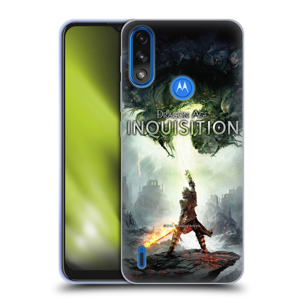 EA Bioware Dragon Age Inquisition Graphics Key Art 2014 Soft Gel Case for Motorola Moto E7 Power / Moto E7i Power
