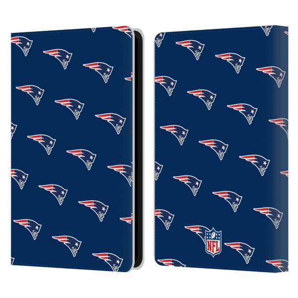 NFL New England Patriots Artwork Patterns Leather Book Wallet Case Cover For Amazon Kindle Paperwhite 5 (2021)