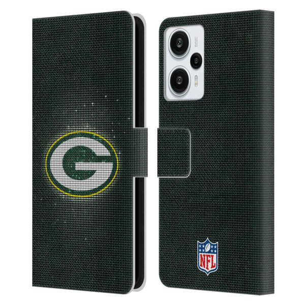 NFL Green Bay Packers Artwork LED Leather Book Wallet Case Cover For Xiaomi Redmi Note 12T