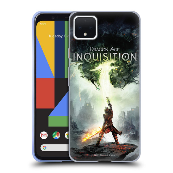 EA Bioware Dragon Age Inquisition Graphics Key Art 2014 Soft Gel Case for Google Pixel 4 XL