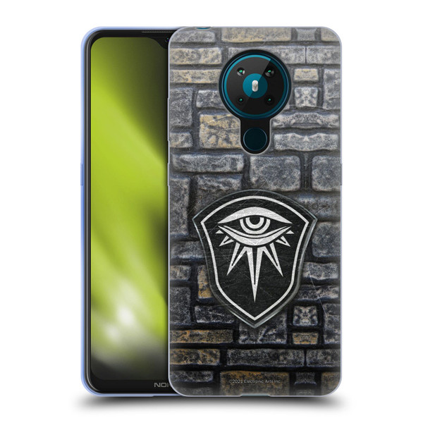 EA Bioware Dragon Age Inquisition Graphics Distressed Crest Soft Gel Case for Nokia 5.3