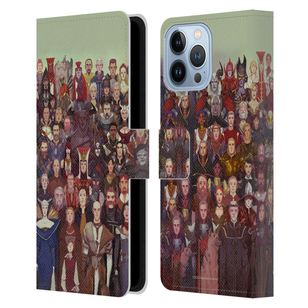 EA Bioware Dragon Age Inquisition Graphics Cast Of Thousands Leather Book Wallet Case Cover For Apple iPhone 13 Pro Max