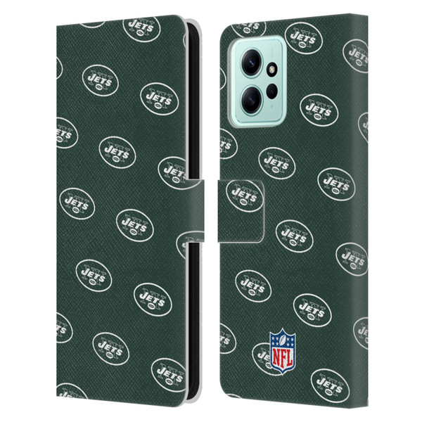 NFL New York Jets Artwork Patterns Leather Book Wallet Case Cover For Xiaomi Redmi 12