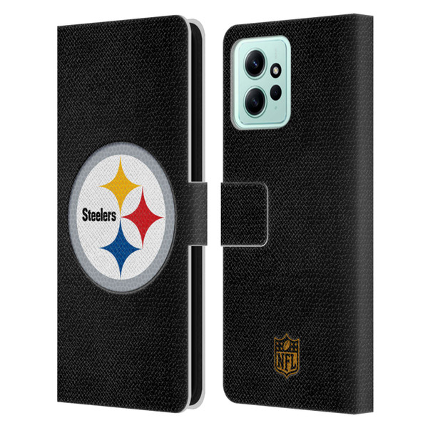 NFL Pittsburgh Steelers Logo Football Leather Book Wallet Case Cover For Xiaomi Redmi 12