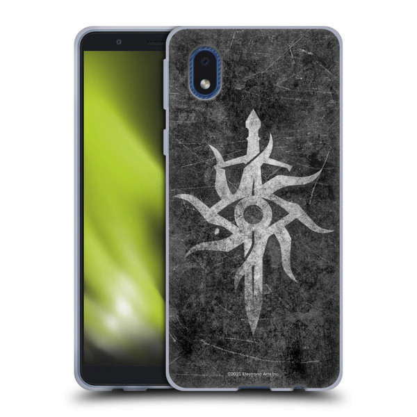 EA Bioware Dragon Age Inquisition Graphics Distressed Symbol Soft Gel Case for Samsung Galaxy A01 Core (2020)