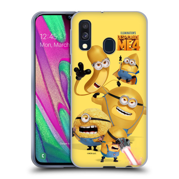 Despicable Me 4 Graphics Mega Minions Soft Gel Case for Samsung Galaxy A40 (2019)