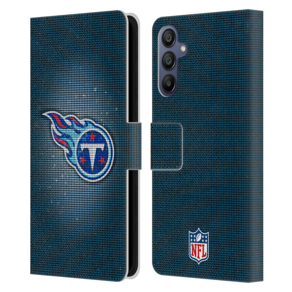 NFL Tennessee Titans Artwork LED Leather Book Wallet Case Cover For Samsung Galaxy A15
