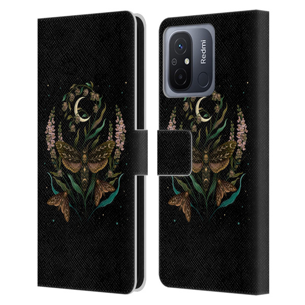 Episodic Drawing Illustration Animals Death Head Leather Book Wallet Case Cover For Xiaomi Redmi 12C