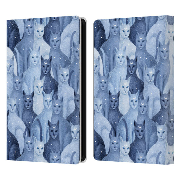 Episodic Drawing Pattern Cats Leather Book Wallet Case Cover For Amazon Kindle Paperwhite 5 (2021)