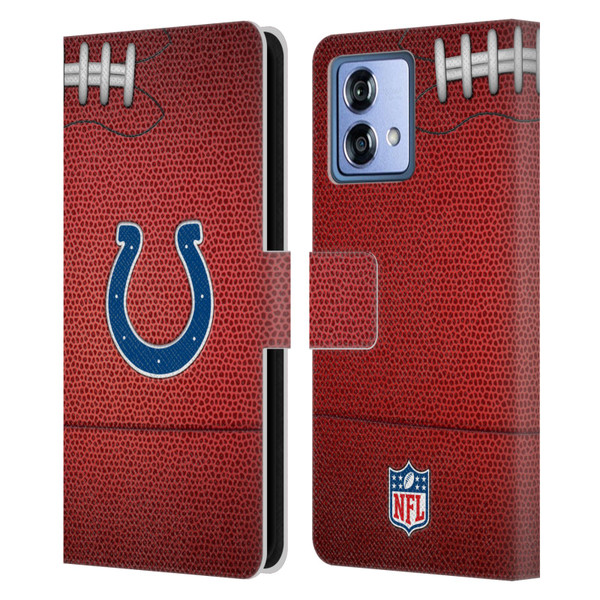 NFL Indianapolis Colts Graphics Football Leather Book Wallet Case Cover For Motorola Moto G84 5G
