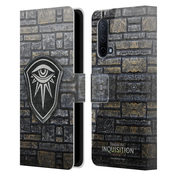EA Bioware Dragon Age Inquisition Graphics Distressed Crest Leather Book Wallet Case Cover For OnePlus Nord CE 5G