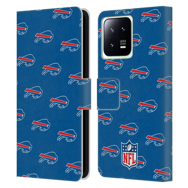NFL Buffalo Bills Artwork Patterns Leather Book Wallet Case Cover For Xiaomi 13 5G