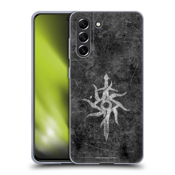 EA Bioware Dragon Age Inquisition Graphics Distressed Symbol Soft Gel Case for Samsung Galaxy S21 FE 5G