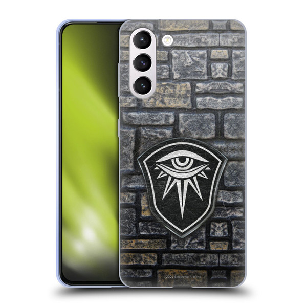 EA Bioware Dragon Age Inquisition Graphics Distressed Crest Soft Gel Case for Samsung Galaxy S21+ 5G