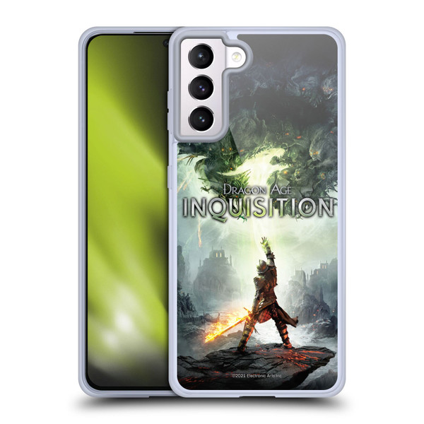 EA Bioware Dragon Age Inquisition Graphics Key Art 2014 Soft Gel Case for Samsung Galaxy S21+ 5G