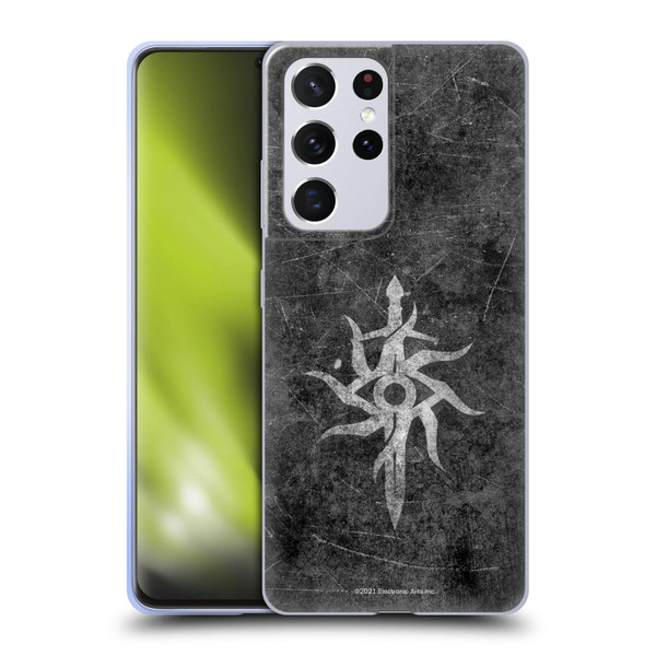 EA Bioware Dragon Age Inquisition Graphics Distressed Symbol Soft Gel Case for Samsung Galaxy S21 Ultra 5G
