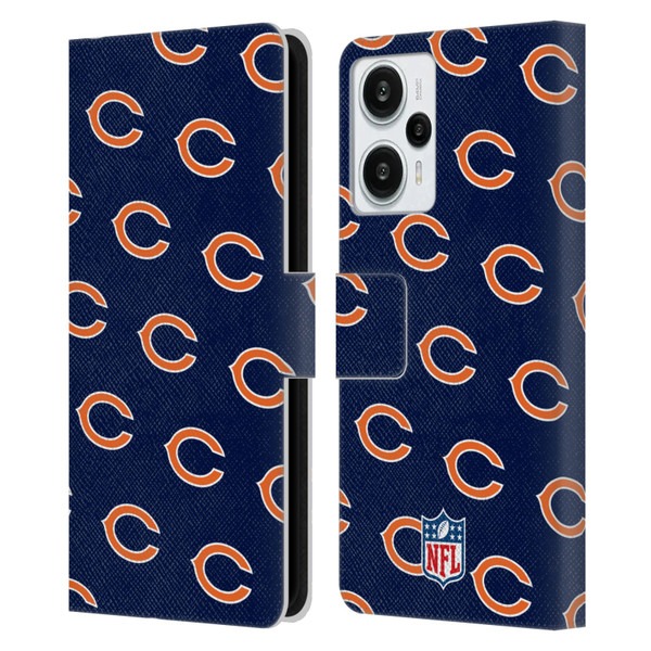 NFL Chicago Bears Artwork Patterns Leather Book Wallet Case Cover For Xiaomi Redmi Note 12T