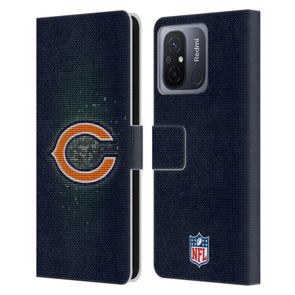 NFL Chicago Bears Artwork LED Leather Book Wallet Case Cover For Xiaomi Redmi 12C