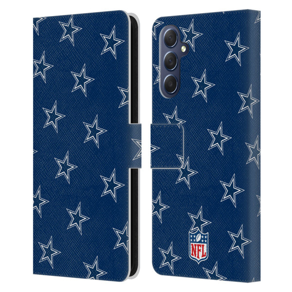 NFL Dallas Cowboys Artwork Patterns Leather Book Wallet Case Cover For Samsung Galaxy M54 5G