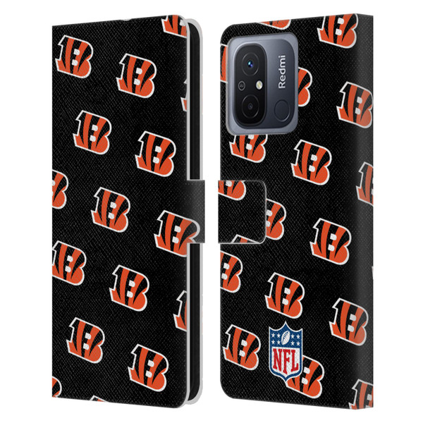 NFL Cincinnati Bengals Artwork Patterns Leather Book Wallet Case Cover For Xiaomi Redmi 12C