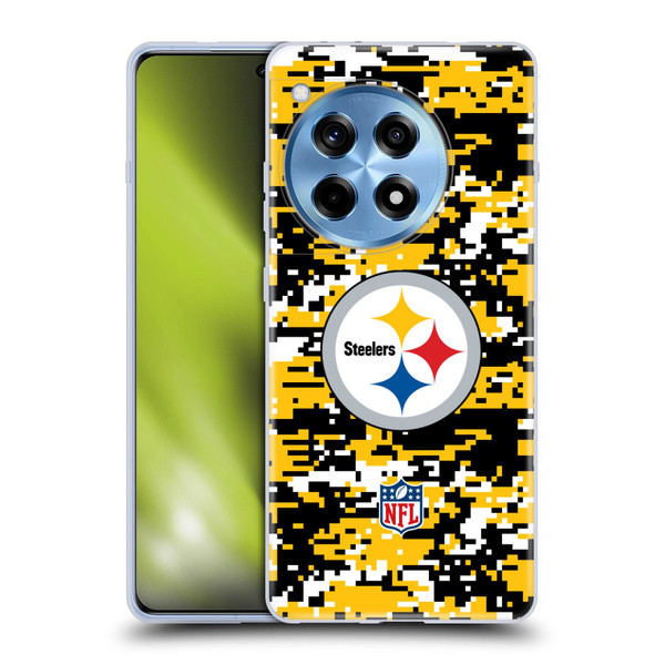 NFL Pittsburgh Steelers Graphics Digital Camouflage Soft Gel Case for OPPO OnePlus Ace 3 5G