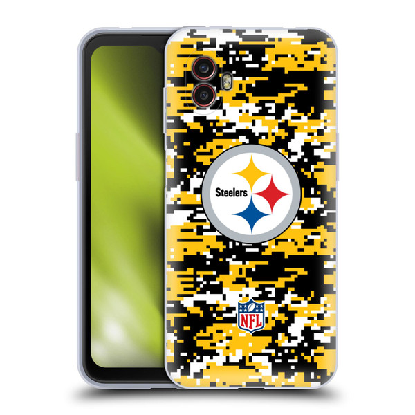 NFL Pittsburgh Steelers Graphics Digital Camouflage Soft Gel Case for Samsung Galaxy Xcover6 Pro/Pro2