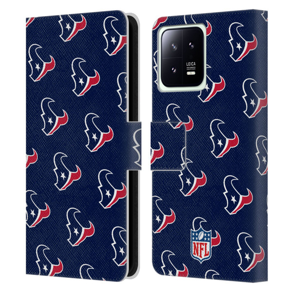 NFL Houston Texans Artwork Patterns Leather Book Wallet Case Cover For Xiaomi 13 5G