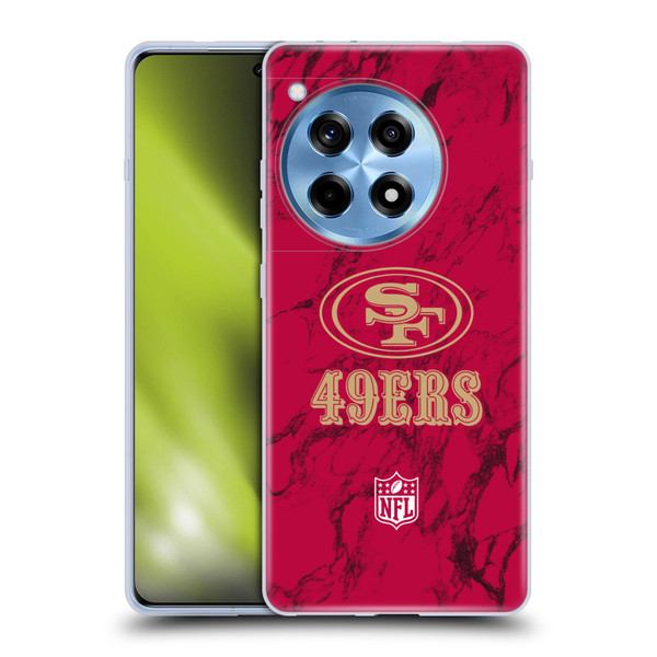 NFL San Francisco 49ers Graphics Coloured Marble Soft Gel Case for OPPO OnePlus Ace 3 5G