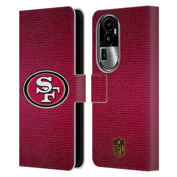 NFL San Francisco 49Ers Logo Football Leather Book Wallet Case Cover For OPPO Reno10 Pro+