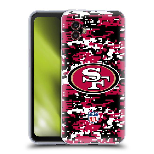 NFL San Francisco 49ers Graphics Digital Camouflage Soft Gel Case for Samsung Galaxy Xcover6 Pro/Pro2