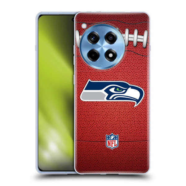 NFL Seattle Seahawks Graphics Football Soft Gel Case for OnePlus 12R