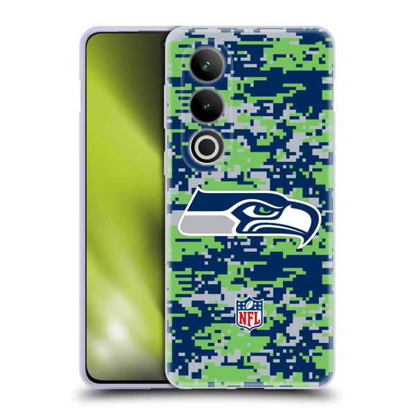 NFL Seattle Seahawks Graphics Digital Camouflage Soft Gel Case for OPPO OnePlus Ace 3V 5G