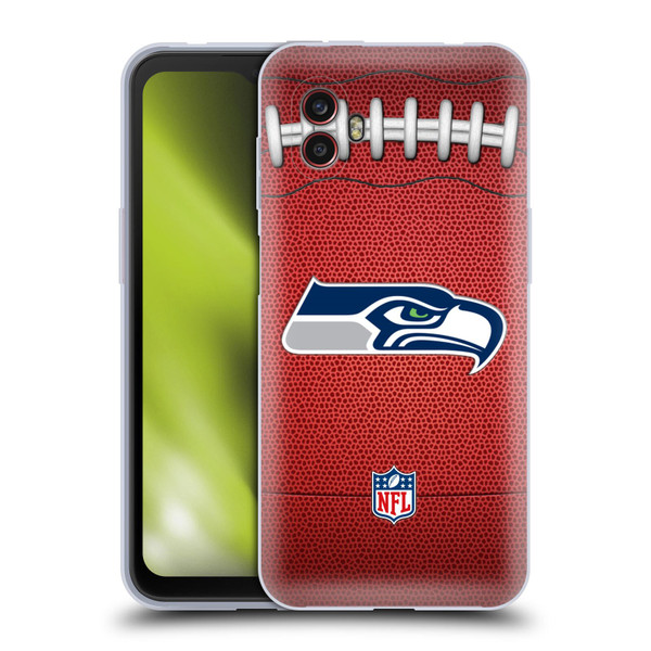 NFL Seattle Seahawks Graphics Football Soft Gel Case for Samsung Galaxy Xcover6 Pro/Pro2