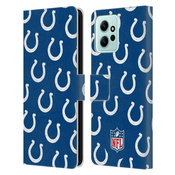 NFL Indianapolis Colts Artwork Patterns Leather Book Wallet Case Cover For Xiaomi Redmi 12