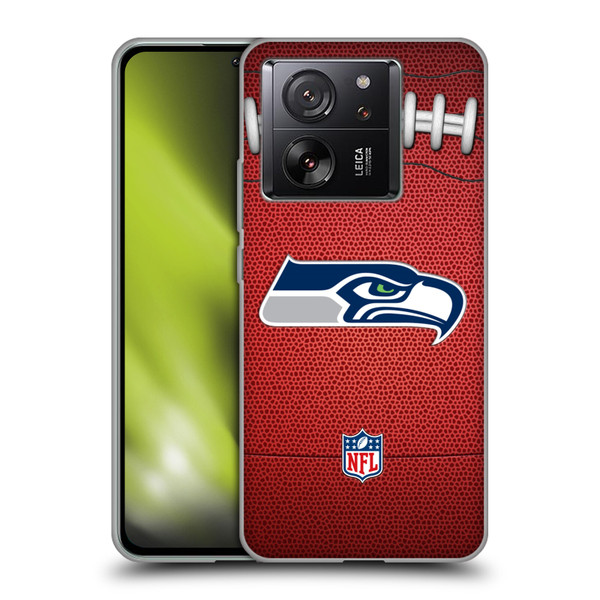 NFL Seattle Seahawks Graphics Football Soft Gel Case for Xiaomi 13T 5G / 13T Pro 5G