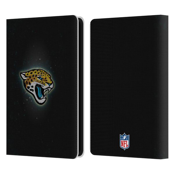 NFL Jacksonville Jaguars Artwork LED Leather Book Wallet Case Cover For Amazon Kindle Paperwhite 5 (2021)