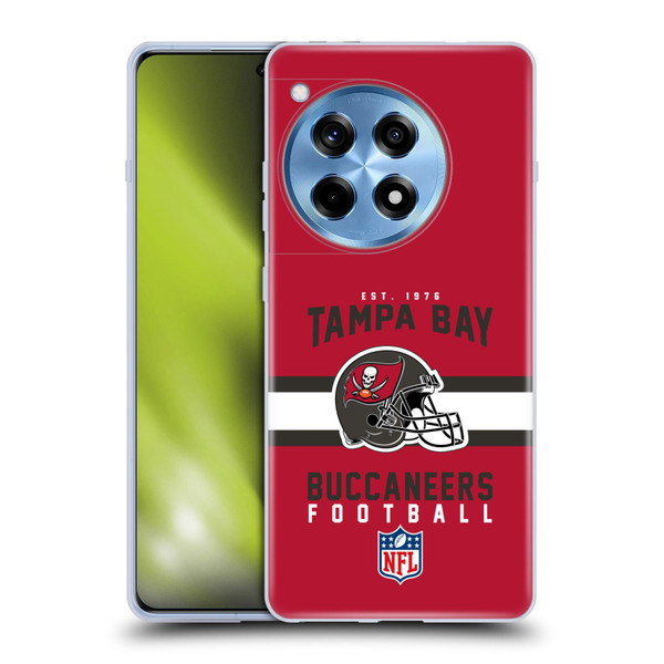 NFL Tampa Bay Buccaneers Graphics Helmet Typography Soft Gel Case for OnePlus 12R