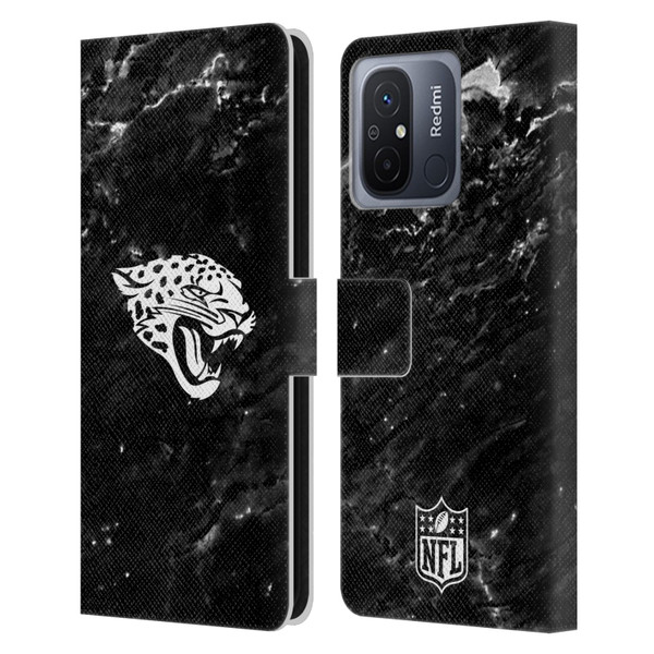 NFL Jacksonville Jaguars Artwork Marble Leather Book Wallet Case Cover For Xiaomi Redmi 12C