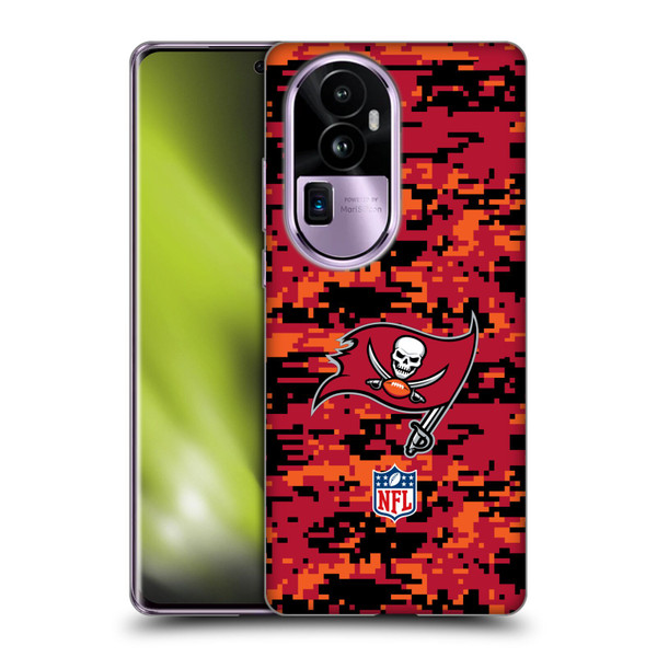 NFL Tampa Bay Buccaneers Graphics Digital Camouflage Soft Gel Case for OPPO Reno10 Pro+