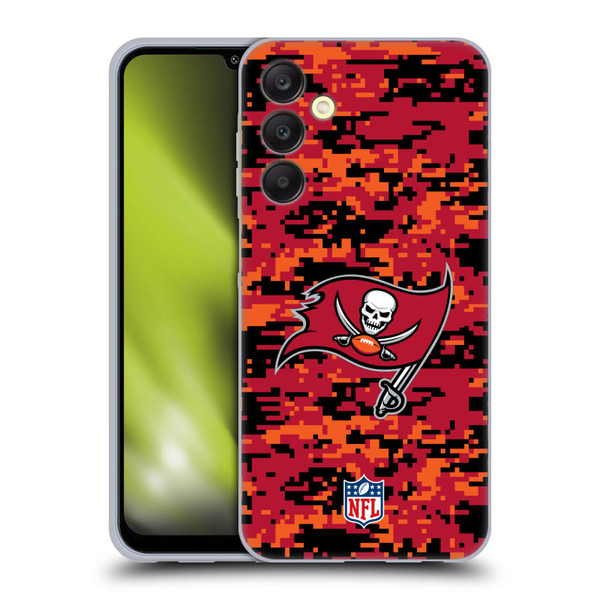 NFL Tampa Bay Buccaneers Graphics Digital Camouflage Soft Gel Case for Samsung Galaxy A25 5G