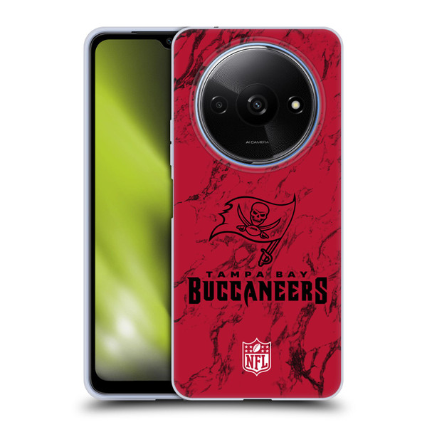 NFL Tampa Bay Buccaneers Graphics Coloured Marble Soft Gel Case for Xiaomi Redmi A3