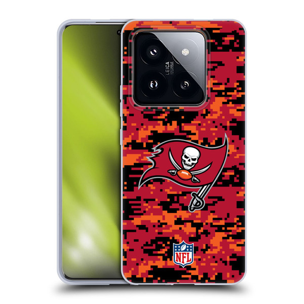 NFL Tampa Bay Buccaneers Graphics Digital Camouflage Soft Gel Case for Xiaomi 14 Pro