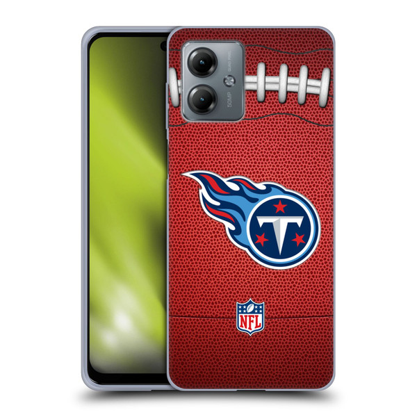 NFL Tennessee Titans Graphics Football Soft Gel Case for Motorola Moto G14