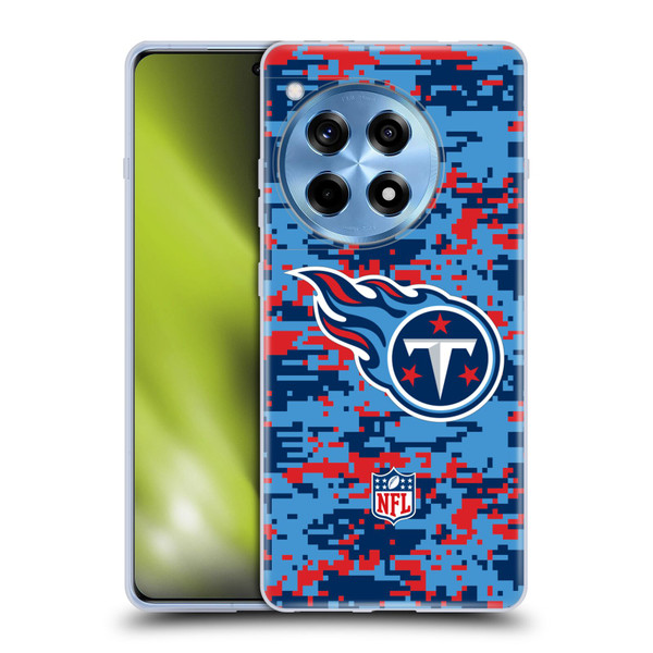 NFL Tennessee Titans Graphics Digital Camouflage Soft Gel Case for OnePlus 12R